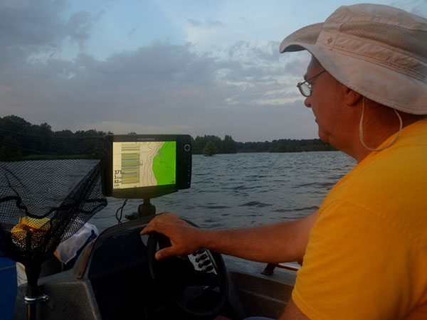 For each crappie habitat, Tony as the location recorded.